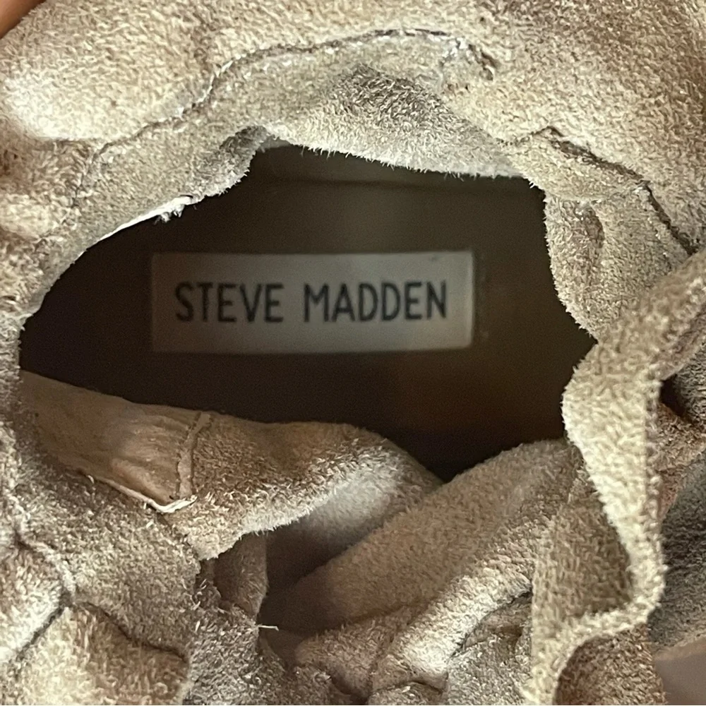 Steve Madden “Matti” Leather Wedge Booties  - Size 8M - Picture 7 of 13